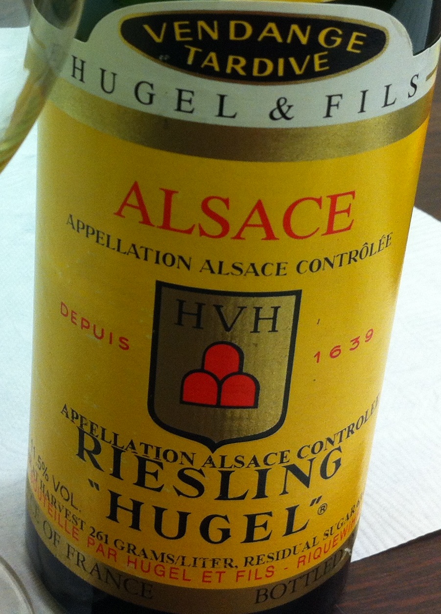 雨果父子雷司令迟摘甜白Hugel & Fils Riesling Vendange Tardive