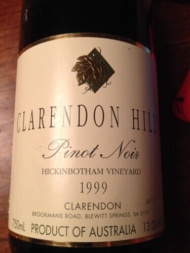 克拉伦敦山希金博特园黑皮诺干红Clarendon Hills Hickinbotham Pinot Noir