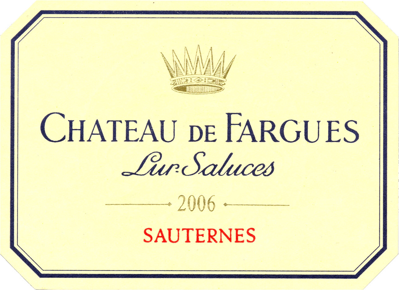 法歌酒庄甜白Chateau de Fargues