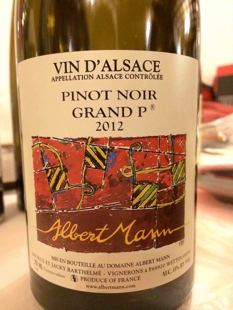 阿伯曼顶级P黑皮诺干红Albert Mann Pinot Noir Grand P