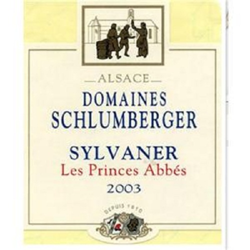 舒伯格阿贝王子西万尼干白Domaines Schlumberger Sylvaner Les Princes Abbes