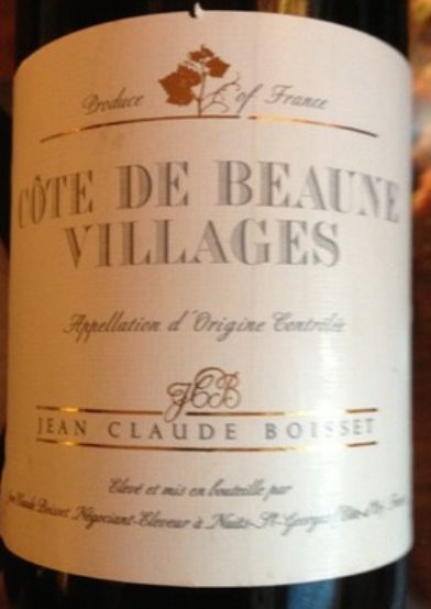 波塞特伯恩庄村庄级干红Jean-Claude Boisset Cote de Beaune-Villages