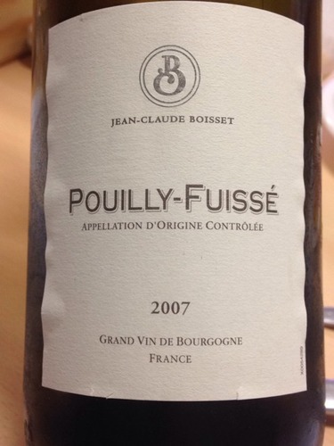 波塞特普伊-富赛干白Jean-Claude Boisset Pouilly-Fuisse