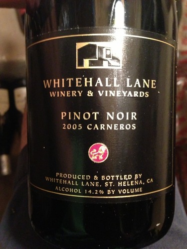 白宫道黑皮诺干红Whitehall Lane Pinot Noir