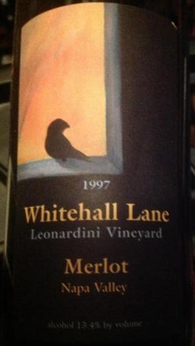 白宫道莱昂纳迪园梅洛干红Whitehall Lane Leonardini Vineyard Merlot