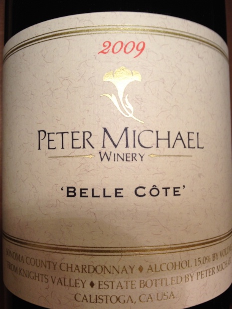 彼特麦克美丘霞多丽干白Peter Michael Winery Belle Cote Chardonnay