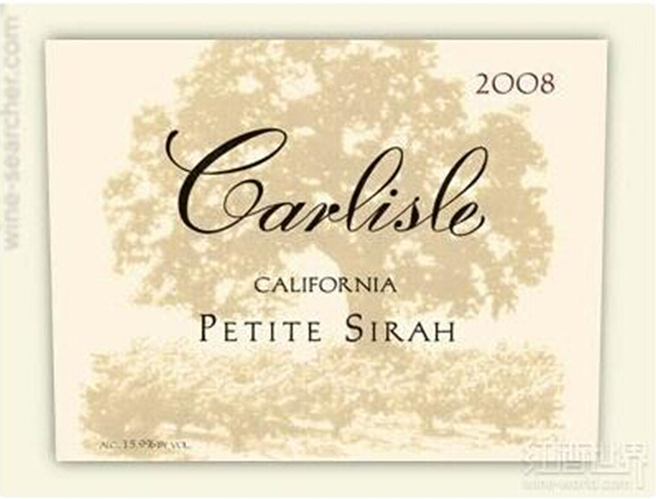 卡尔丽丝小西拉干红Carlisle Petite Sirah