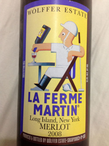 沃尔夫马丁农场梅洛干红Wolffer Estate La Ferme Martin Merlot