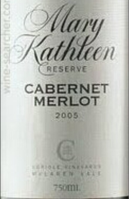 可利玛莉凯思琳珍藏赤霞珠-梅洛干红Coriole Mary Kathleen Reserve Cabernet Sauvignon - Merlot