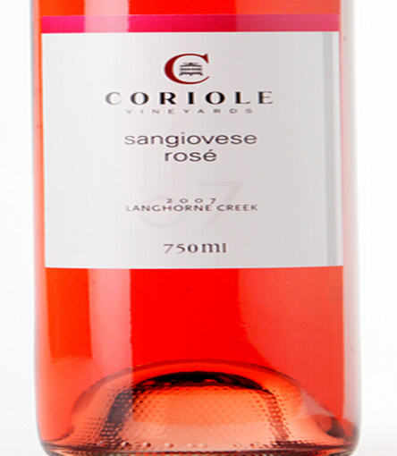 可利桑娇维塞桃红Coriole Sangiovese Rose