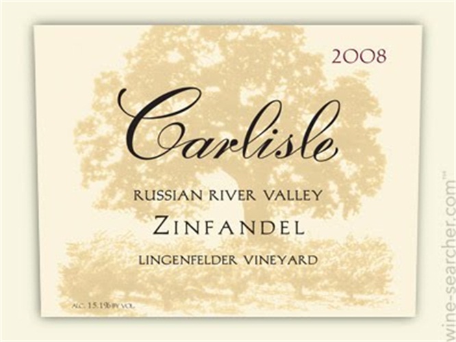 卡尔丽丝林根菲尔德园仙粉黛干红Carlisle Lingenfelder Vineyard Zinfandel