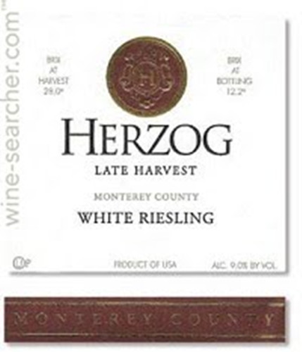 赫尔佐晚收雷司令干白Baron Herzog Late Harvest White Riesling