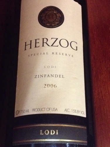 Herzog Special Reserve Zinfandel