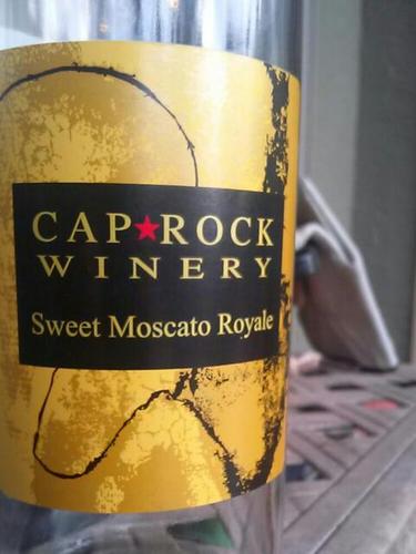 冠岩皇室麝香甜白Caprock Sweet Moscato Royale