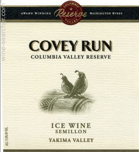 科维赛美蓉冰白Covey Run Semillon Ice wine