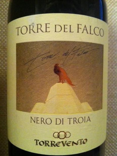 风塔法科塔干红Torrevento Torre del Falco Nero di Troia Murgia IGT