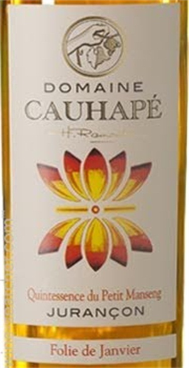 古阿贝疯狂一月垣曲干白Domaine Cauhape Folie de Janvier Moelleux