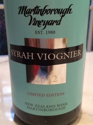 马丁堡西拉-维欧尼干红Martinborough Vineyard Syrah - Viognier