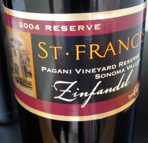 圣弗朗西丝帕加尼园珍藏金粉黛干红St. Francis Pagani Vineyard Reserve Zinfandel