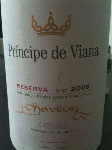 比亚纳王子珍藏干红Bodegas Principe de Viana Tinto Reserva