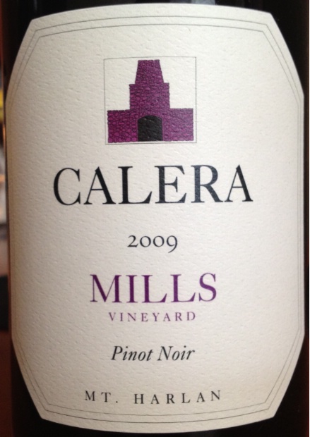 卡勒拉米尔斯园黑皮诺干红Calera Mills Vineyard Pinot Noir