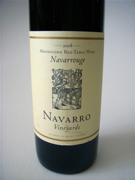 纳瓦罗那瓦隆红混酿干红Navarro Vineyards Navarrouge Red Blend