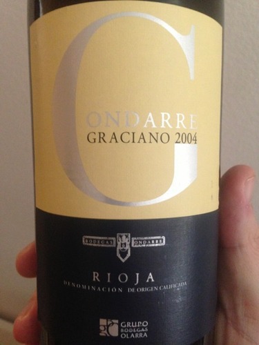 翁达柯雷酒庄格拉西亚诺干红Grupo Olarra Bodegas Ondarre Graciano