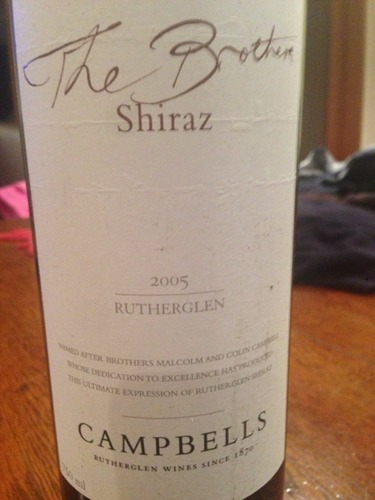 康贝尔兄弟西拉干红Campbells The Brothers Shiraz