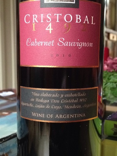 克里斯多巴1492系列赤霞珠干红Bodega Don Cristobal 1492 Cabernet Sauvignon