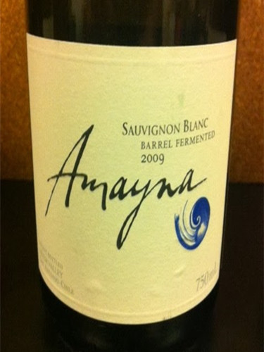 加尔斯蓝色梦幻长相思干白（橡木桶发酵）Vina Garces Amayna Barrel Fermented Sauvignon Blanc