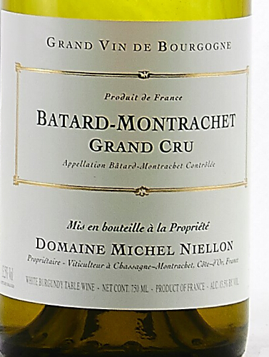 尼尔伦巴塔-蒙哈榭园干白Domaine Michel Niellon Batard-Montrachet