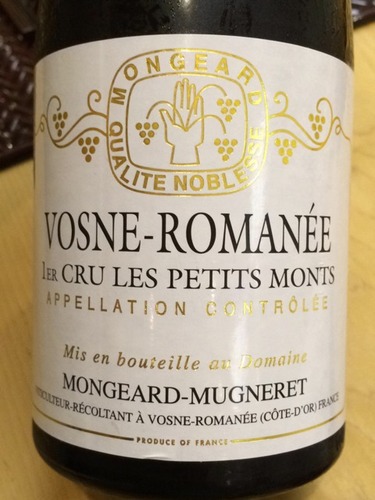 奇梦小蒙特斯园干红Domaine Mongeard Mugneret Les Petits Monts