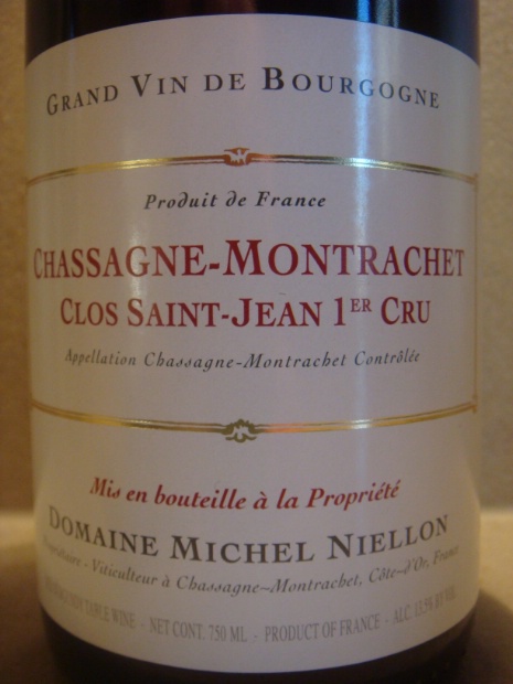 尼尔伦酒庄干红（夏山-蒙哈榭）Domaine Michel Niellon Rouge Clos Saint-Jean