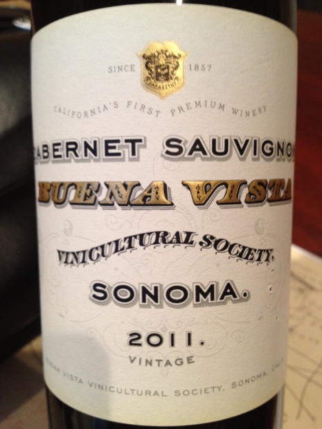 维斯塔赤霞珠干红Buena Vista Winery Cabernet Sauvignon