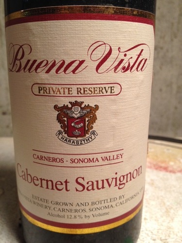 维斯塔私人珍藏赤霞珠干红Buena Vista Winery Private Reserve Cabernet Sauvignon