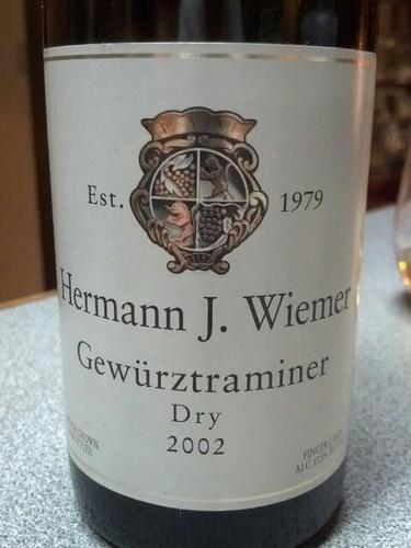 赫尔曼琼瑶浆干白Hermann J. Wiemer Dry Gewurztraminer