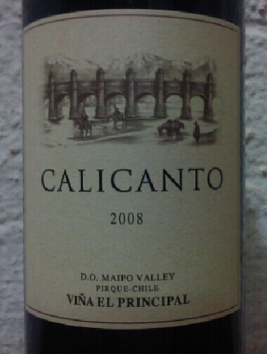 酋长卡拉坎托干红Vina El Principal Calicanto