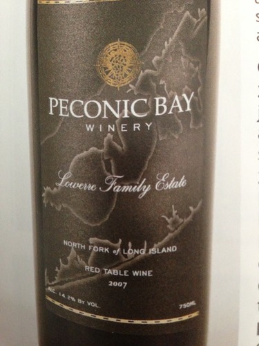 佩科尼克湾劳尔家干红Peconic Bay Winery Lowerre Family Estate Red