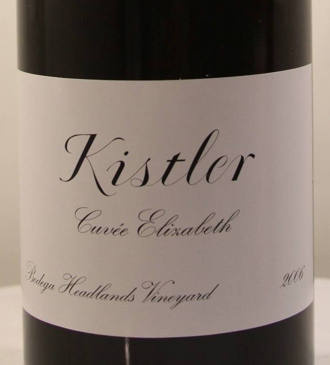 吉斯特勒海角园伊丽莎白黑皮诺干红Kistler Vineyards Bodega Headlands Vineyard Cuvee Elizabeth Pinot Noir