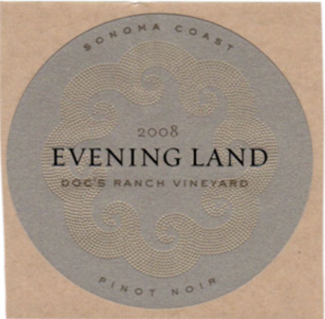 夜地酒庄法定产区黑皮诺干红Evening Land Vineyards Doc’s Ranch Pinot Noir