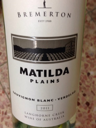 布雷默顿玛蒂尔达长相思干白Bremerton Matilda Plains Sauvignon Blanc