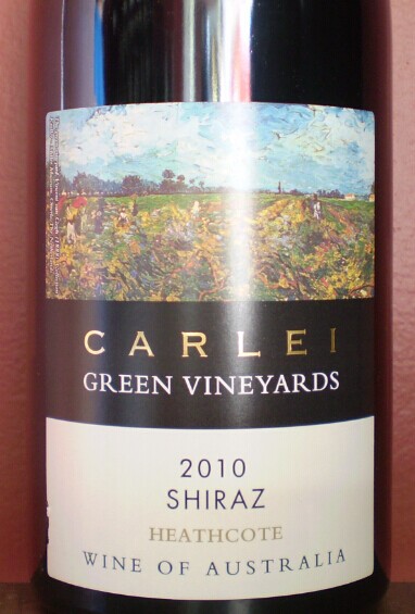 卡利绿绿色葡萄园系列西拉干红Carlei Green Vineyards Shiraz