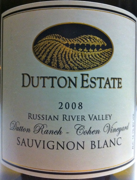 达顿科恩庄园长相思干白Dutton Estate Dutton Ranch Cohen Vineyard Sauvignon Blanc