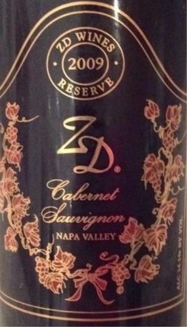 ZD珍藏赤霞珠干红ZD Wines Reserve Cabernet Sauvignon