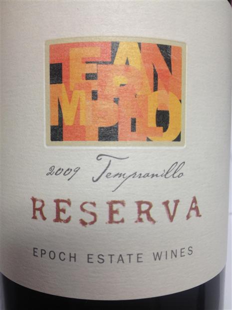 纪元珍藏丹魄干红Epoch Estate Reserve Tempranillo