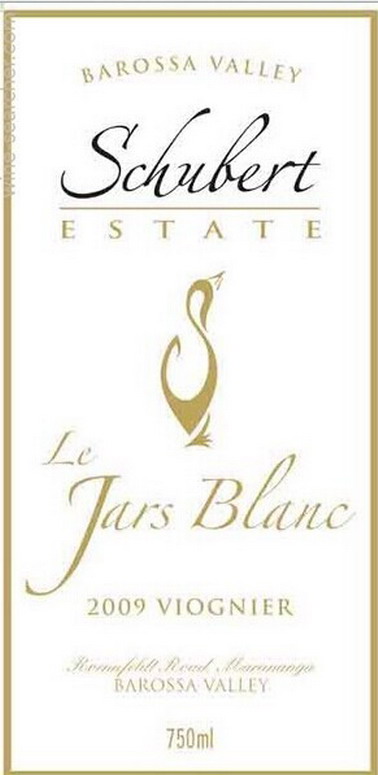 许伯特白雄鹅维欧尼白Schubert Estate Le Jars Blanc Viognier