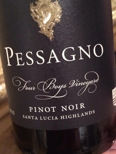 普赛诺四个男孩园黑皮诺干红Pessagno Four Boys Vineyard Pinot Noir