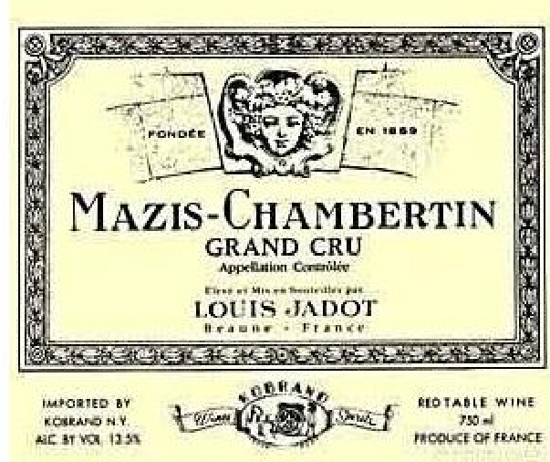 路易亚都马兹-香贝丹园干红Louis Jadot Mazis-Chambertin