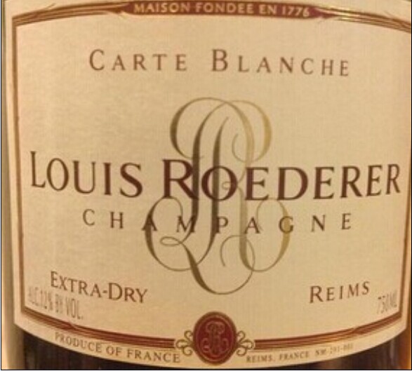 路易王妃布兰奇极干型香槟Champagne Louis Roederer Carte Blanche Extra Dry