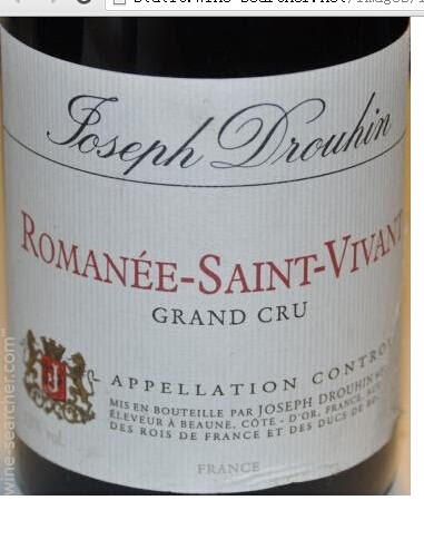 约瑟夫杜鲁安罗曼尼-圣维望园干红Joseph Drouhin Romanee-Saint-Vivant Grand Gru